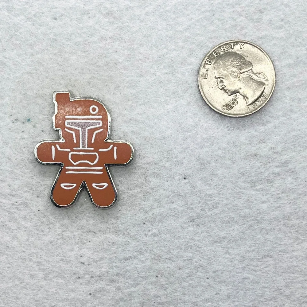 🔮 5/$25 Star Wars Disney Gingerbread Mystery Collection Boba Fett Pin